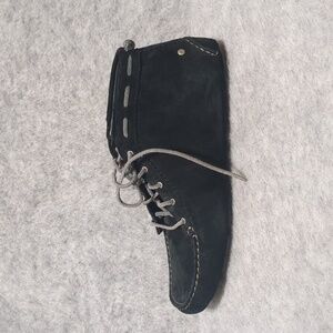 UGG Australia Black Suede Women's Moccasin Booties Size 9.5